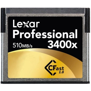 Tarjeta de memoria Lexar Professional 3400x CompactFlash 256Gb