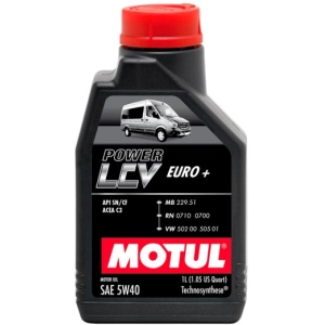 Aceite de motor Motul Power LCV Euro+ 5W-40 1L