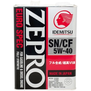 Aceite de motor Idemitsu Zepro Euro Spec 5W-40 4L