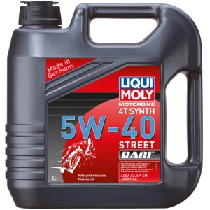 Aceite de motor Liqui Moly Motorbike 4T Synth Street Race 5W-40 4L