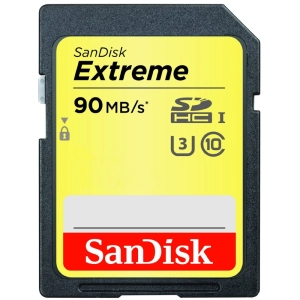 Tarjeta de memoria SanDisk Extreme SDHC Class 10 UHS-I U3