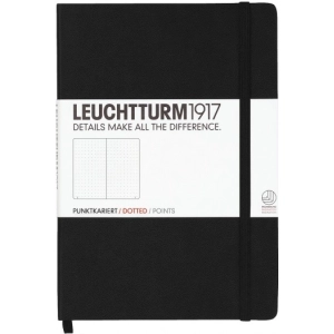 Bloc de notas Leuchtturm1917 Dots Notebook Black