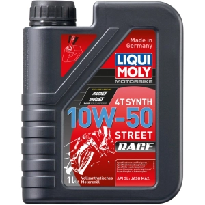 Aceite de motor Liqui Moly Motorbike 4T Synth Street Race 10W-50 1L