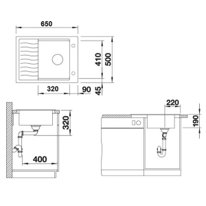 Blanco Elon 45S 520995