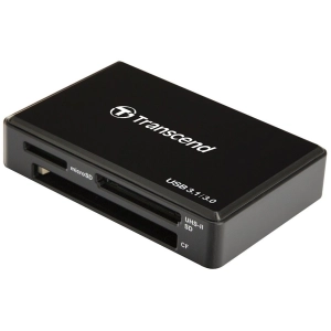 Lector de tarjetas/USB-concentrador Transcend TS-RDF9