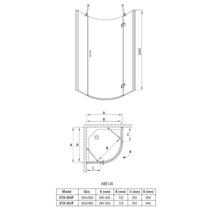 Deante Abelia KTA 055P