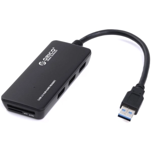 Lector de tarjetas / USB-concentrador Orico H3TS-U3