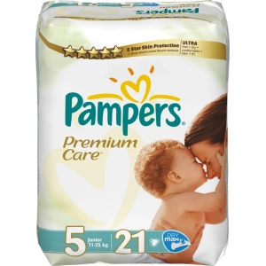 Pañales Pampers Premium Care 5