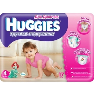 Pañales Huggies Pants Girl 4