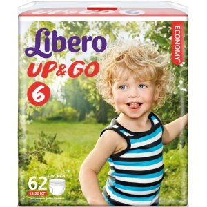 Pañales Libero Up and Go 6