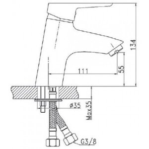 Mezclador Koller Pool Twin TN 0200