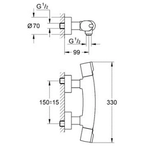 Batidora Grohe Tenso 34027000