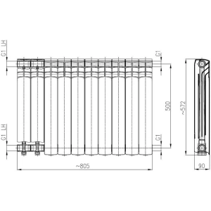 Armatura G 500F/90 1