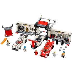 Constructor Lego Porsche 919 Hybrid and 917K Pit Lane 75876