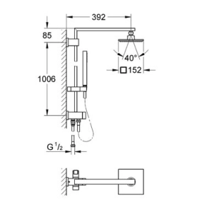 Grohe Euphoria Cube System 150 27696000