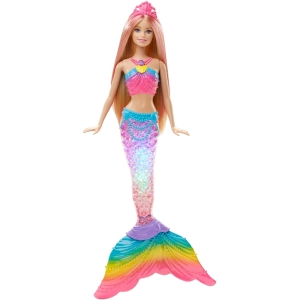 Muñeca Barbie Rainbow Lights Mermaid DHC40