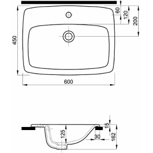 Lavabo Kolo Nova Pro 55 M31858