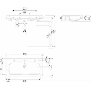 Lavabo Kolo Modo 100 L31900