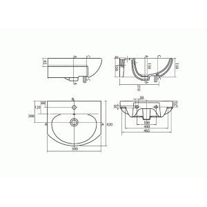 Lavabo Kolo Runa 50 L81950