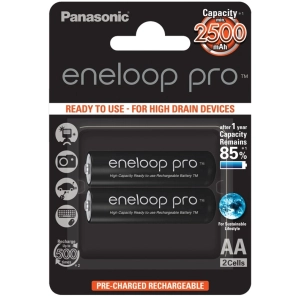 Acumulador / batería Panasonic Eneloop Pro 2xAA 2500 mAh