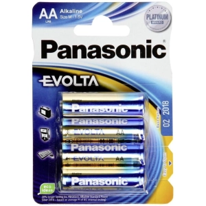 Acumulador / batería Panasonic Evolta 4xAA