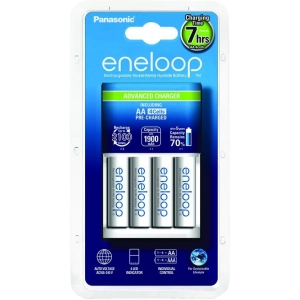 Cargador de batería Panasonic Advanced Charger + Eneloop 4xAA 1900 mAh