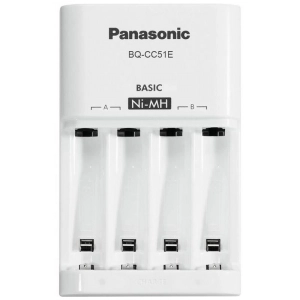 Cargador de batería Panasonic Eneloop Basic BQ-CC51E