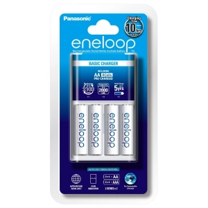 Cargador de batería Panasonic Basic Charger + Eneloop 4xAA 1900 mAh