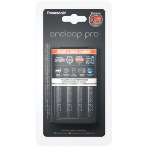 Cargador de batería Panasonic Smart-Quick Charger + Eneloop Pro 4xAA 2500 mAh