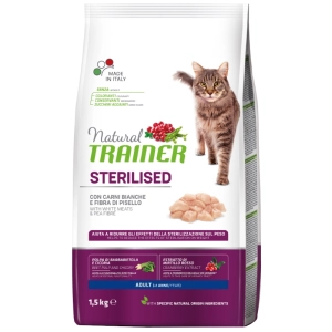 Comida para gatos Trainer Adult Sterilised with White Fresh Meats 1,5 kg