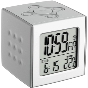 Radio/reloj TFA Cubo