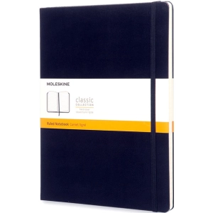 Bloc de notas Moleskine Ruled Notebook Extra Large Black