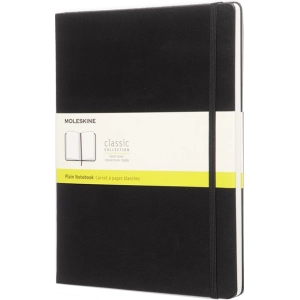 Libreta Moleskine Plain Notebook Extra Large Black