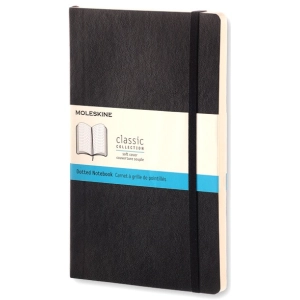 Bloc de notas Moleskine Dots Soft Notebook Large Black