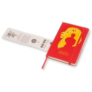 Moleskine Game Of Thrones Ruled Notebook Pocket Red