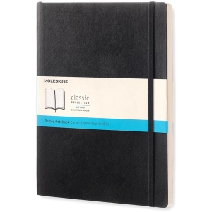 Bloc de notas Moleskine Dots Soft Notebook Extra Large Black