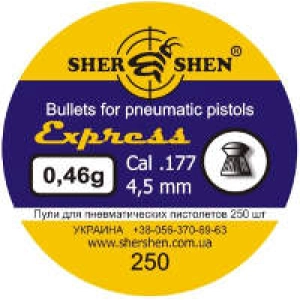 Balas y cartuchos Shershen Express 4,5 mm 0,46 g 250 pcs