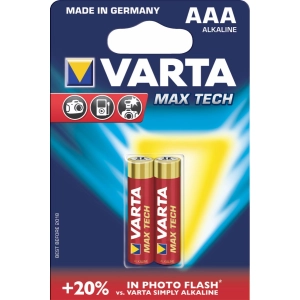 Acumulador / batería Varta Max Tech 2xAAA