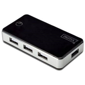 Lector de tarjetas / USB-concentrador Digitus DA-70222