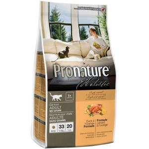 Comida para gatos Pronature Holistic Adult Duck/Orange 5,44 kg