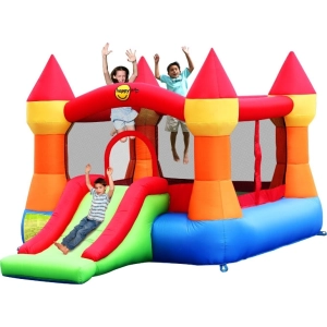 Trampolín Happy Hop Castle with Slide