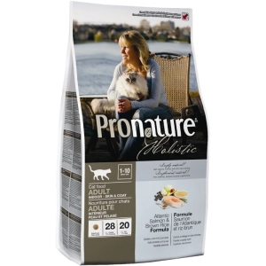 Comida para gatos Pronature Holistic Adult Cat Salmon/Rice 5,44 kg