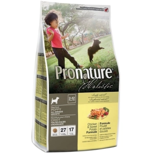 Comida para perros Pronature Holistic Puppy Chicken/Sweet Potato 13,6 kg