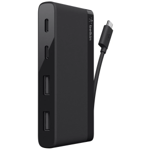 Lector de tarjetas / USB-hub Belkin USB-C 4-Port Mini Hub