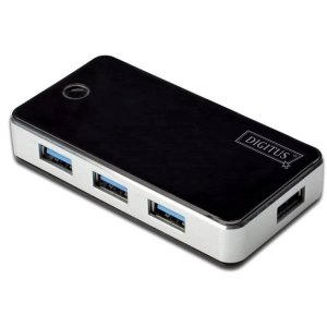 Lector de tarjetas / USB-concentrador Digitus DA-70231