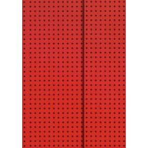 Bloc de notas Paper-Oh Ruled Notebook Circulo A5 Red