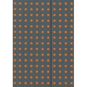 Bloc de notas Paper-Oh Ruled Notebook Quadro B5 Grey Orange