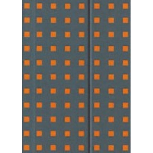 Bloc de notas Paper-Oh Ruled Notebook Quadro B6 Grey Orange