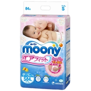 Pañales Moony Diapers S / 84 pcs