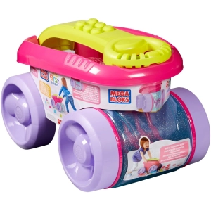 Constructor MEGA Bloks Block Scooping Wagon Pink CNK33